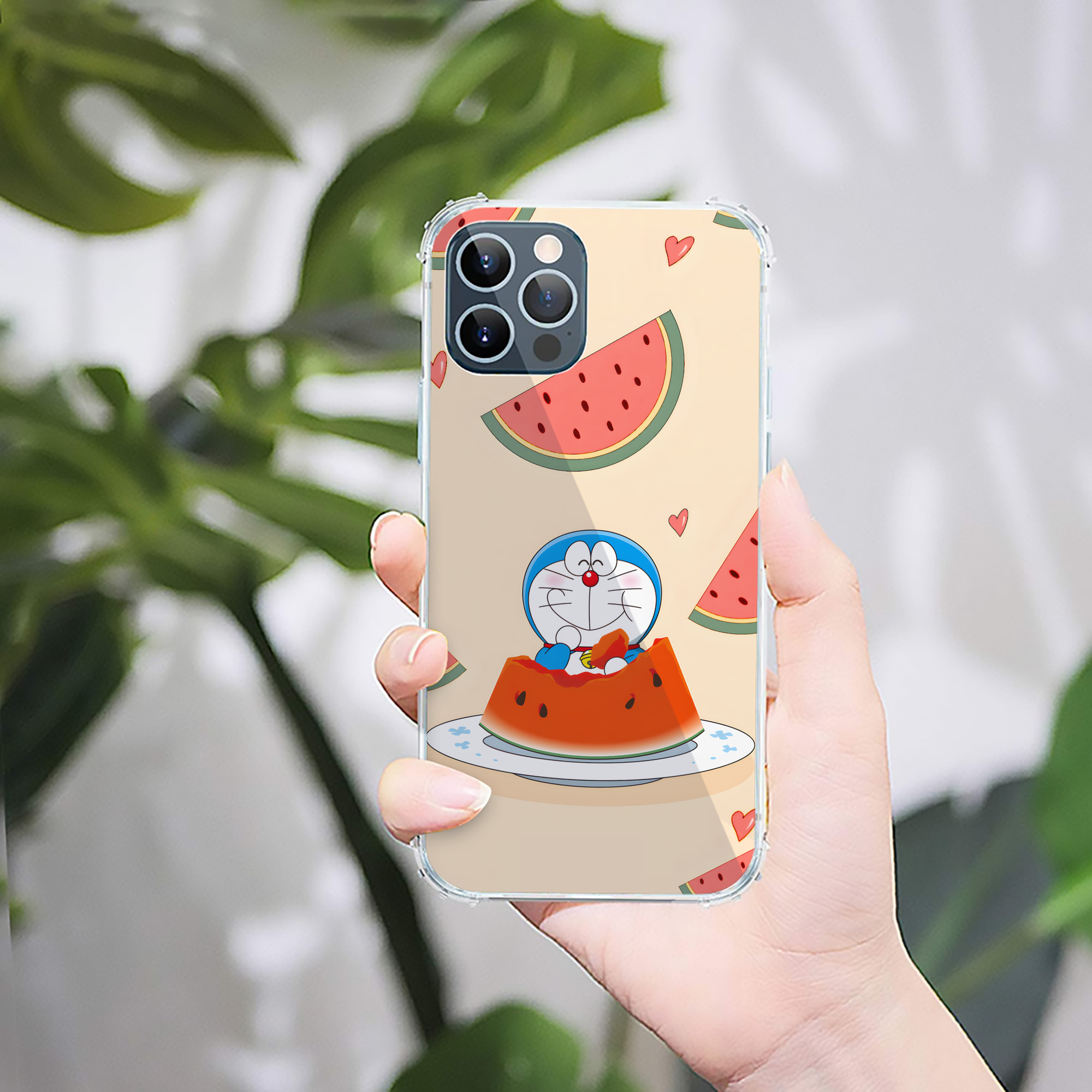 （画像用） ドラえもん Doraemon 【iPhone 12シリーズ対応】透明スマホケース（クリアソフトケース）